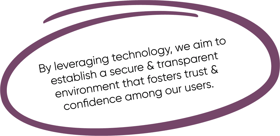 By leveraging technology, we aim to establish a secure & transparent environment that fosters trust & confidence among our users.